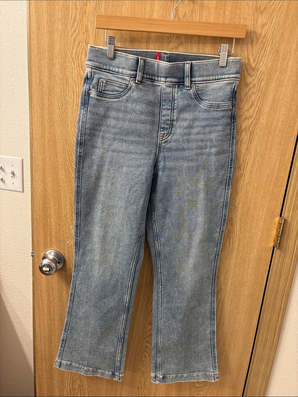 SPANX Light Blue Flare Jeans